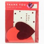 立體感謝卡 – 紅色心心 包裝圖